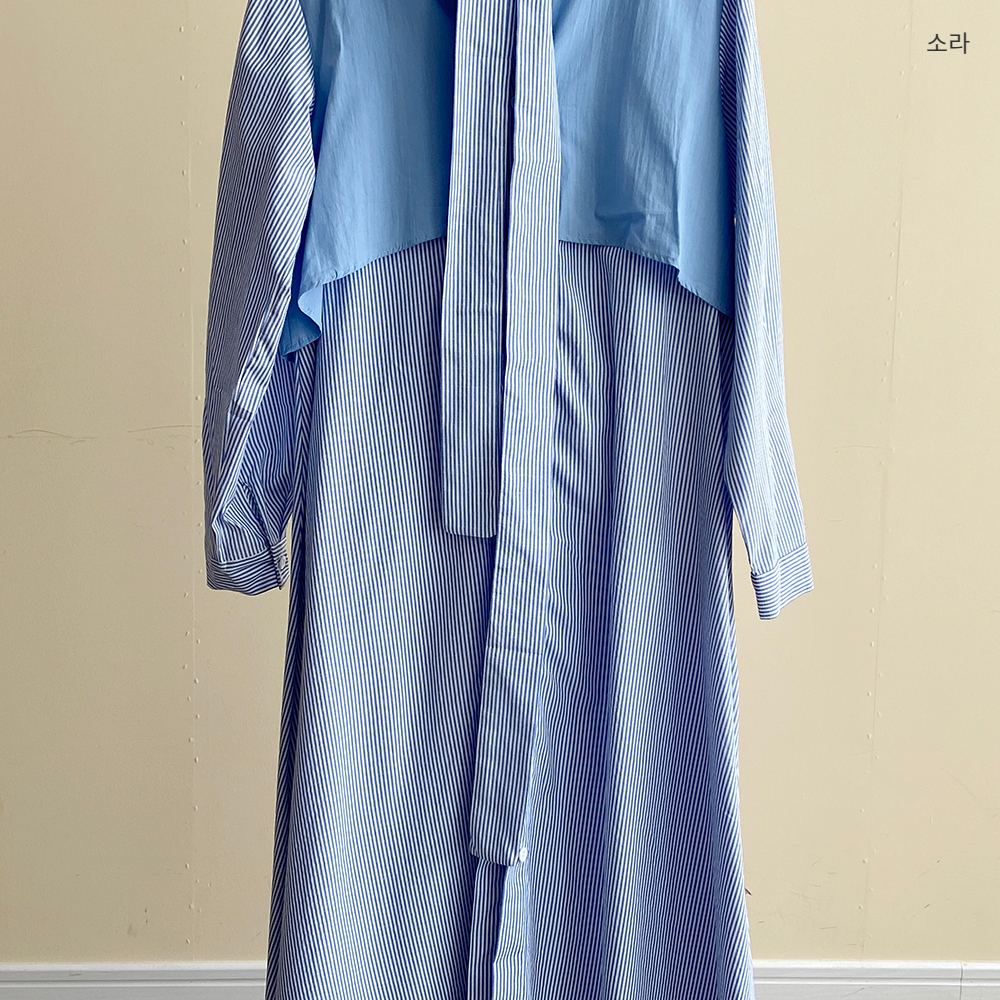 긴 드레스 라벤더 색상 이미지-S1L46