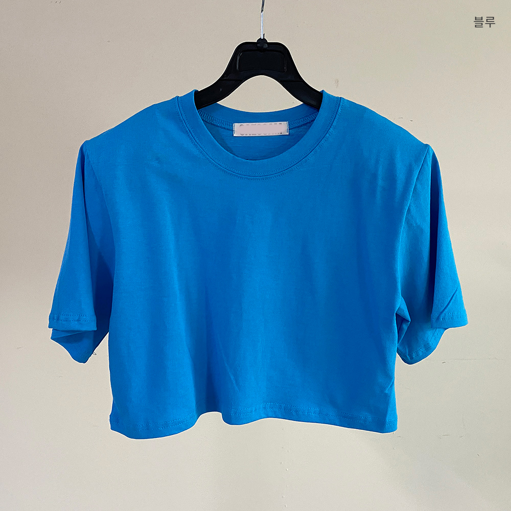반팔 티셔츠 스카이블루 색상 이미지-S1L40
