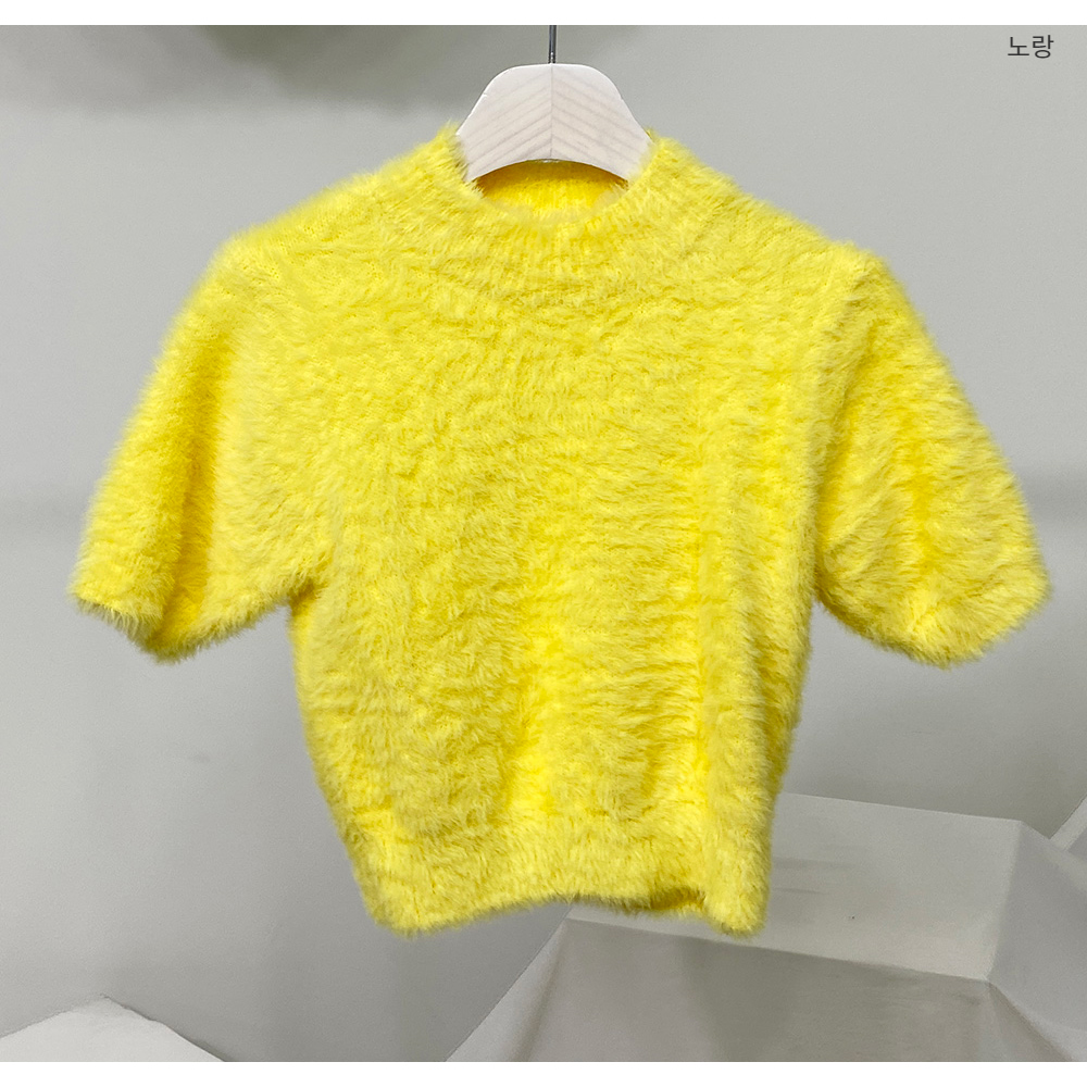 반팔 티셔츠 옐로우 색상 이미지-S1L70